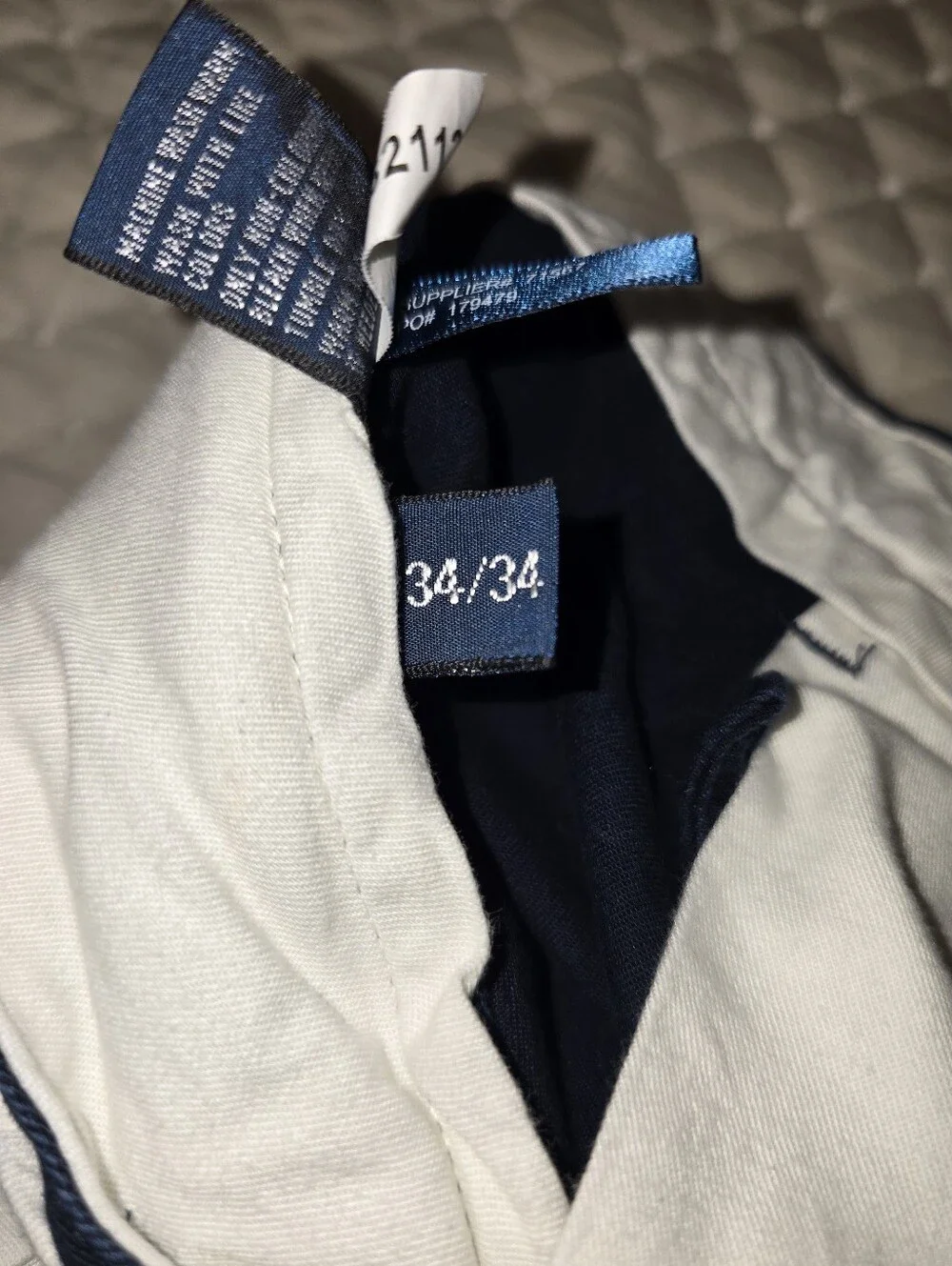 34W×34L - Polo by Ralph Lauren Navy Pants with Red Pony. (GREAT CONDITION)